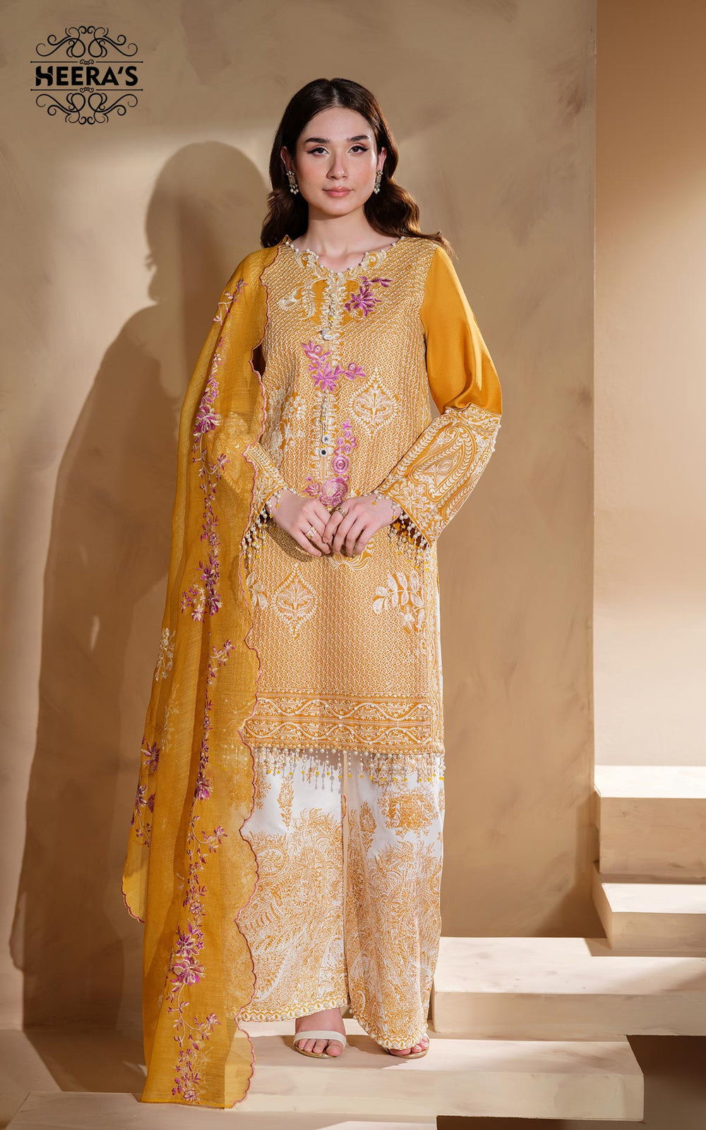 Semi Formal Eastern Dresses | Embroidered Viscose Luxury Clothing Heeras Official Semi Formal Eastern Dresses | Embroidered Viscose Luxury Clothing Heeras Official
