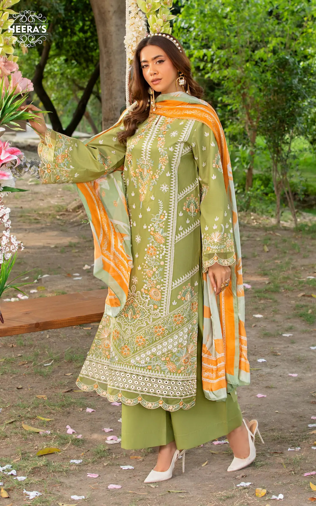 Pakistani dresses collection featuring ready to wear lawn, pret lawn, and luxury pret styles, including embroidered lawn suits, farshi shalwar, and 3 piece suits for ladies. Explore semi formal and formal pret Pakistan outfits, ideal as formal wear for women in Pakistan, summer casual wear for women, and party wear. From ladies’ summer wear to fancy casual wear and summer wear dresses, discover formal dresses for ladies in Pakistan, semi formal Pakistani dresses, and top formal brands in Pakistan 