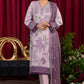 ROYAL LILAC-3PCS EMBROIDERED - Heeras Official