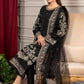 BLACK PEARL EMBROIDERED 3 PCS - Heeras Official