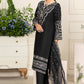 Noir Black Khaddar- 3 PCS EMBROIDERED - Heeras Official