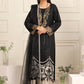 NOIR BLACK EMBROIDERED 3 PCS - Heeras Official