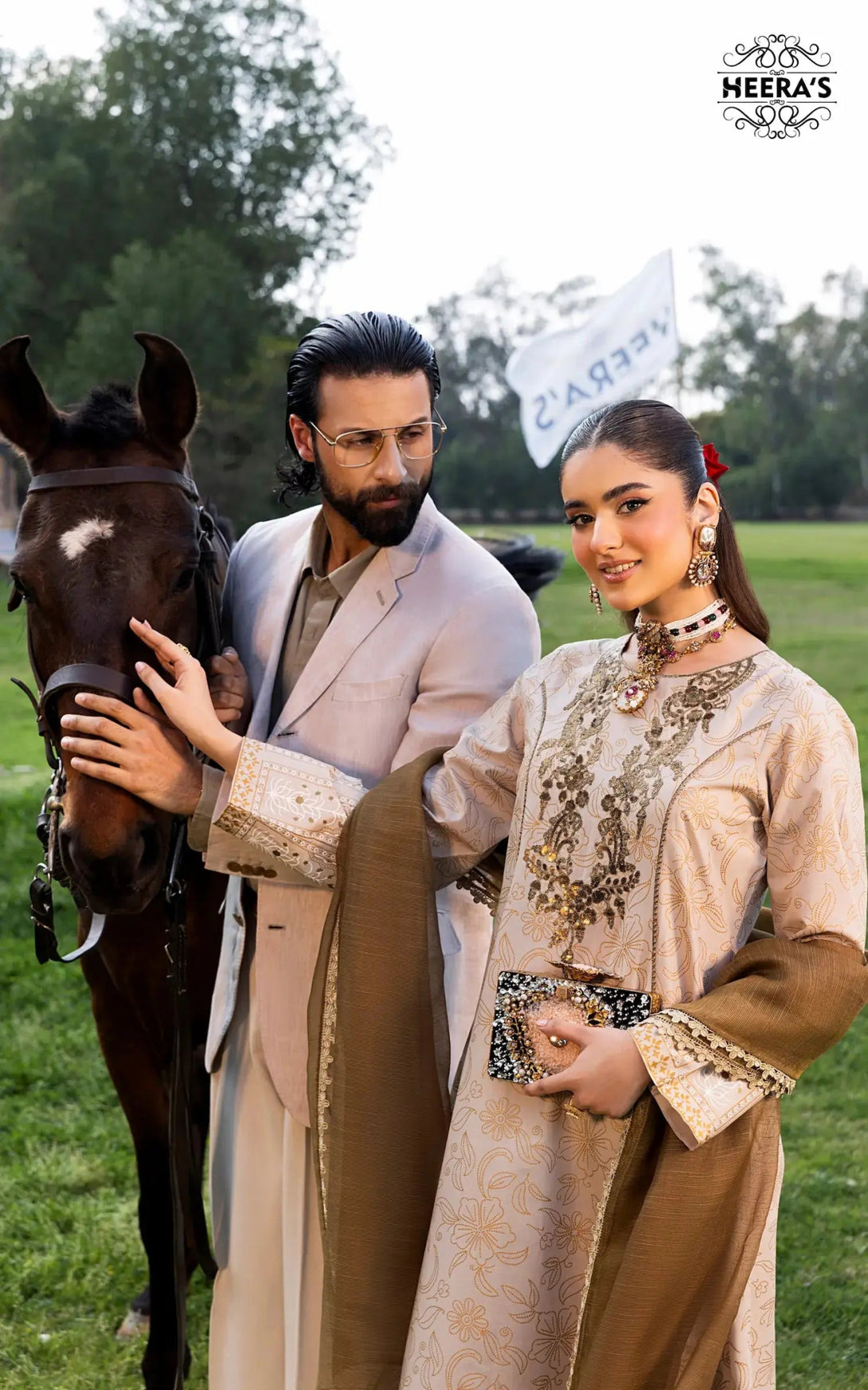 HEERA’S  AYZORA FROK – Stitched cambric outfit with embroidery, ready to wear for summer and everyday casual use