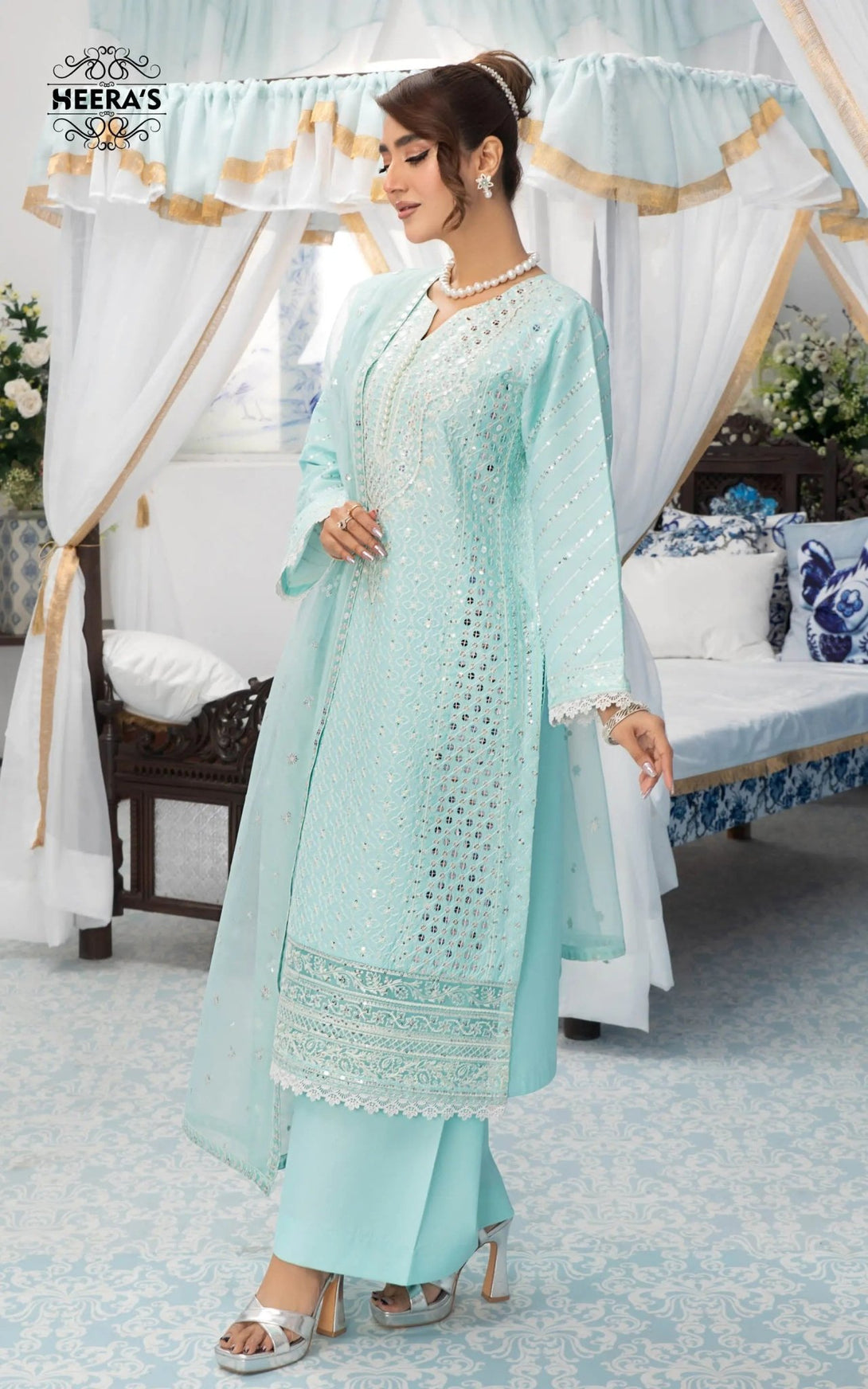 Stitched luxury pret ready-to-wear Dress for women – Heerasofficial