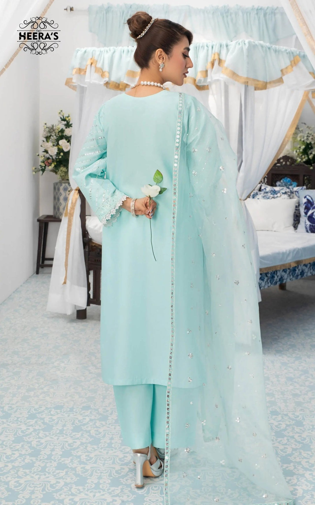 Stitched luxury pret ready-to-wear Dress for women – Heerasofficial