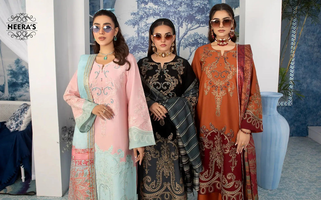 Pakistani dresses collection featuring ready to wear lawn, pret lawn, and luxury pret styles, including embroidered lawn suits, farshi shalwar, and 3 piece suits for ladies. Explore semi formal and formal pret Pakistan outfits, ideal as formal wear for women in Pakistan, summer casual wear for women, and party wear. From ladies’ summer wear to fancy casual wear and summer wear dresses, discover formal dresses for ladies in Pakistan, semi formal Pakistani dresses, and top formal brands in Pakistan