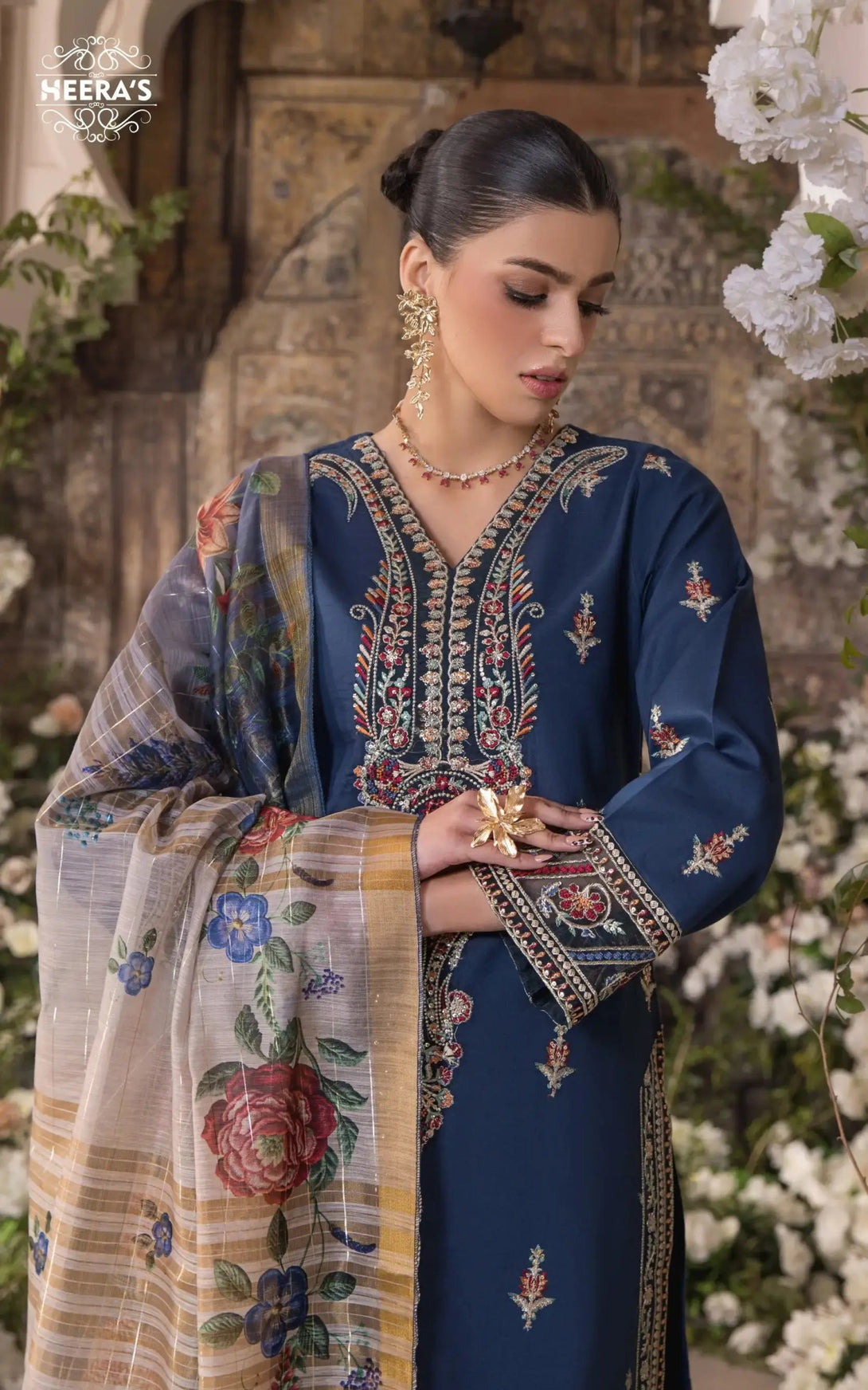 Stitched luxury pret ready-to-wear Dress for women – Heerasofficial