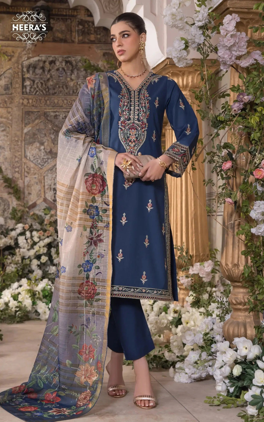 Stitched luxury pret ready-to-wear Dress for women – Heerasofficial