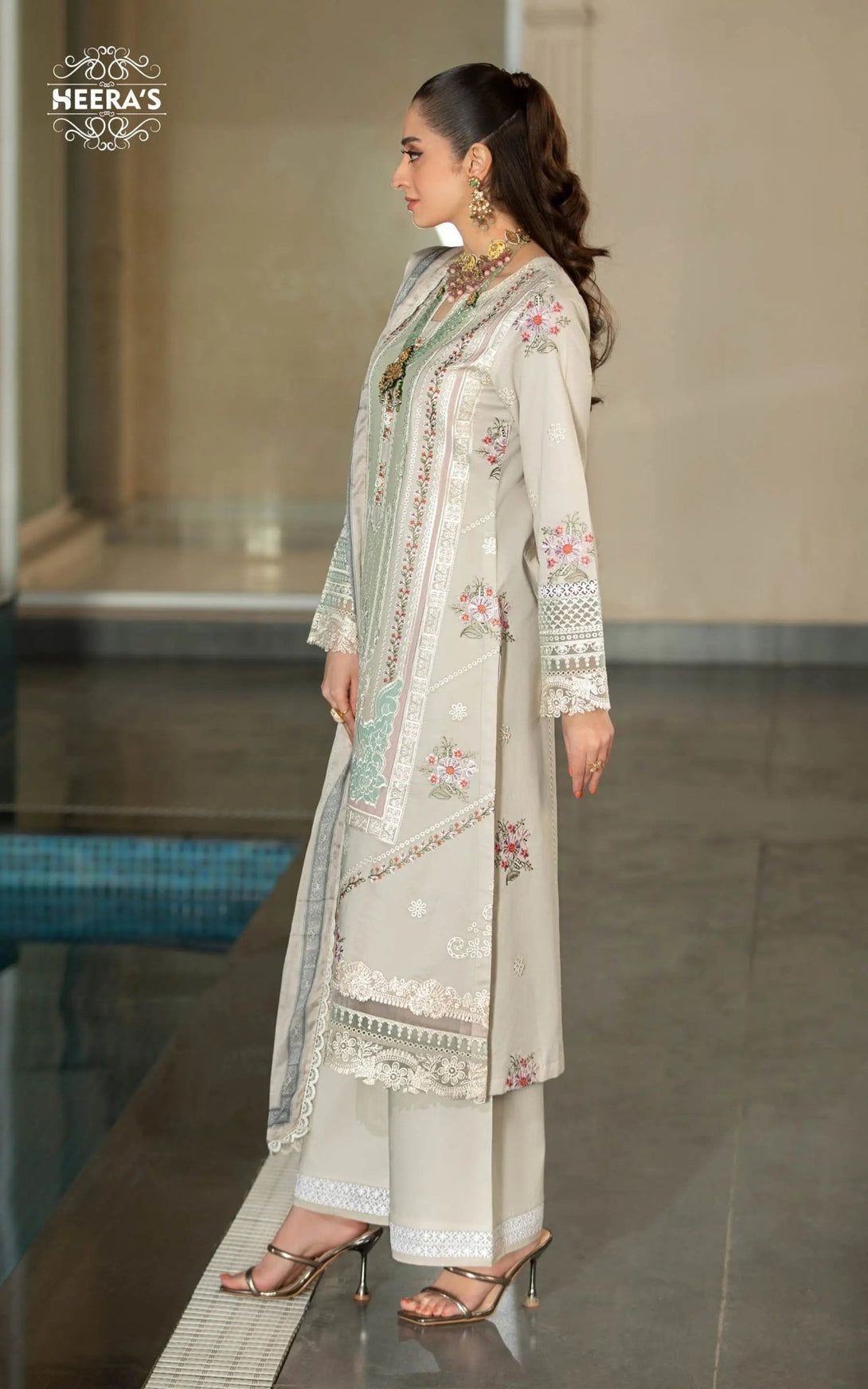 Stitched luxury pret ready-to-wear Dress for women – Heerasofficial