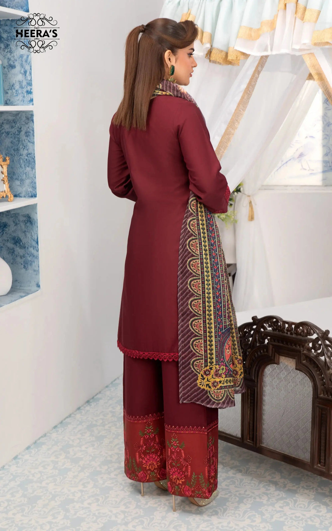 Stitched luxury pret ready-to-wear Dress for women – Heerasofficial