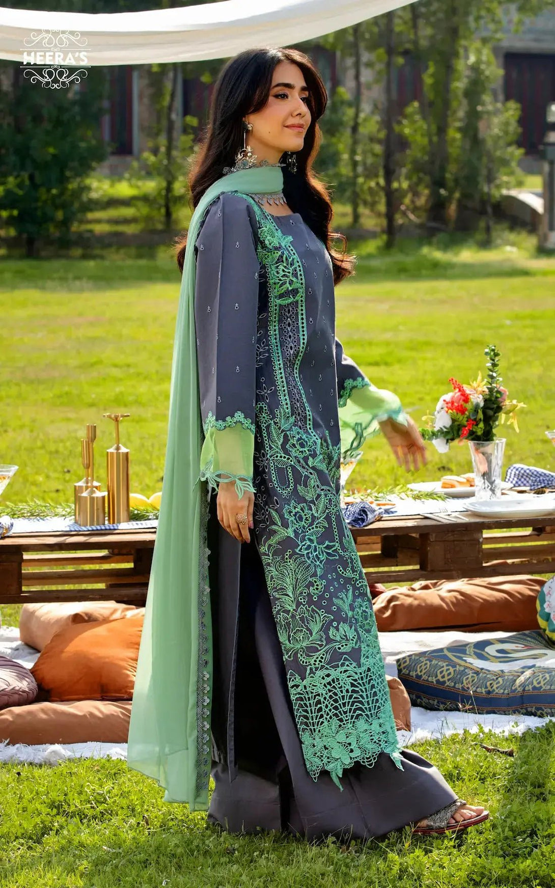 Pakistani dresses collection featuring ready to wear lawn, pret lawn, and luxury pret styles, including embroidered lawn suits, farshi shalwar, and 3 piece suits for ladies. Explore semi formal and formal pret Pakistan outfits, ideal as formal wear for women in Pakistan, summer casual wear for women, and party wear. From ladies’ summer wear to fancy casual wear and summer wear dresses, discover formal dresses for ladies in Pakistan, semi formal Pakistani dresses, and top formal brands in Pakistan