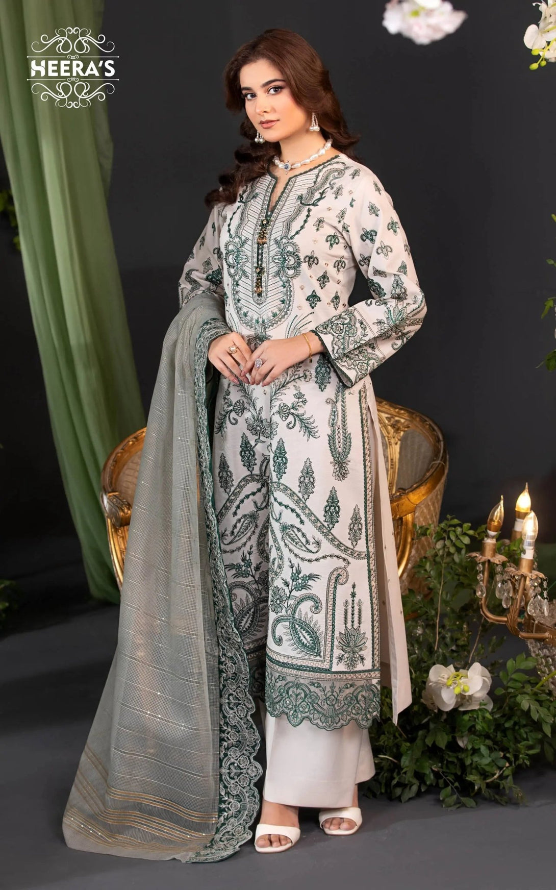 Stitched luxury pret ready-to-wear Dress for women – Heerasofficial