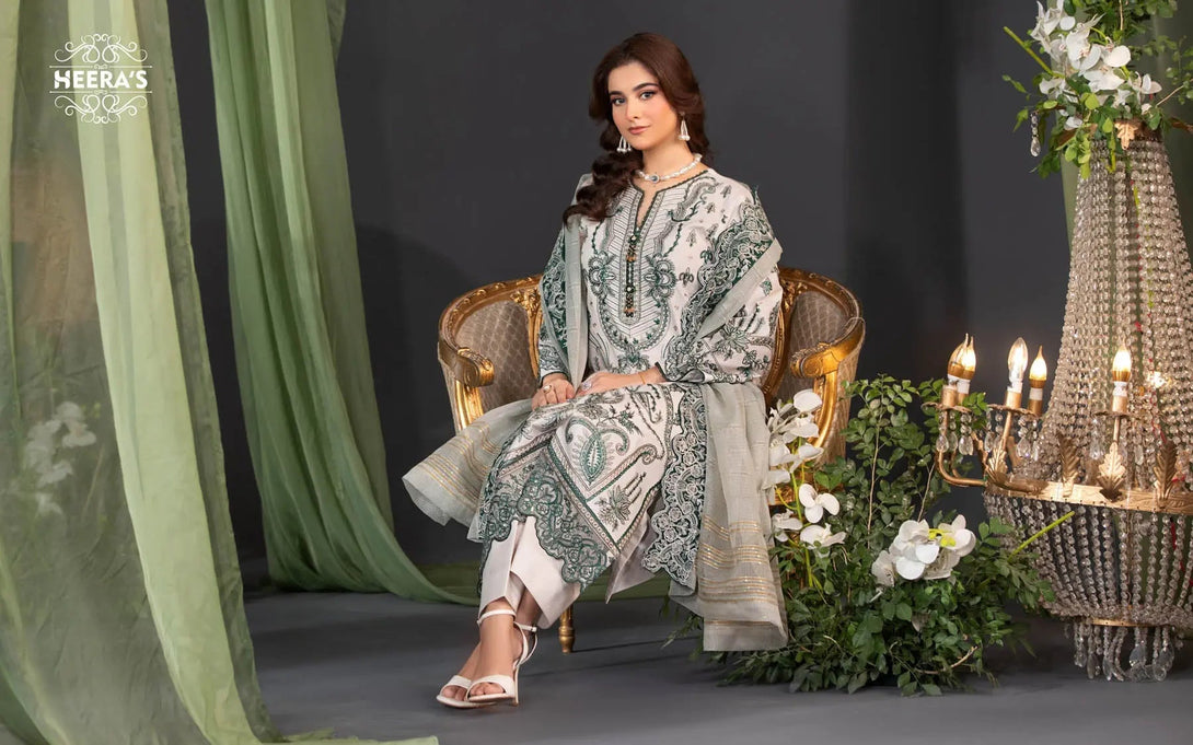 Stitched luxury pret ready-to-wear Dress for women – Heerasofficial