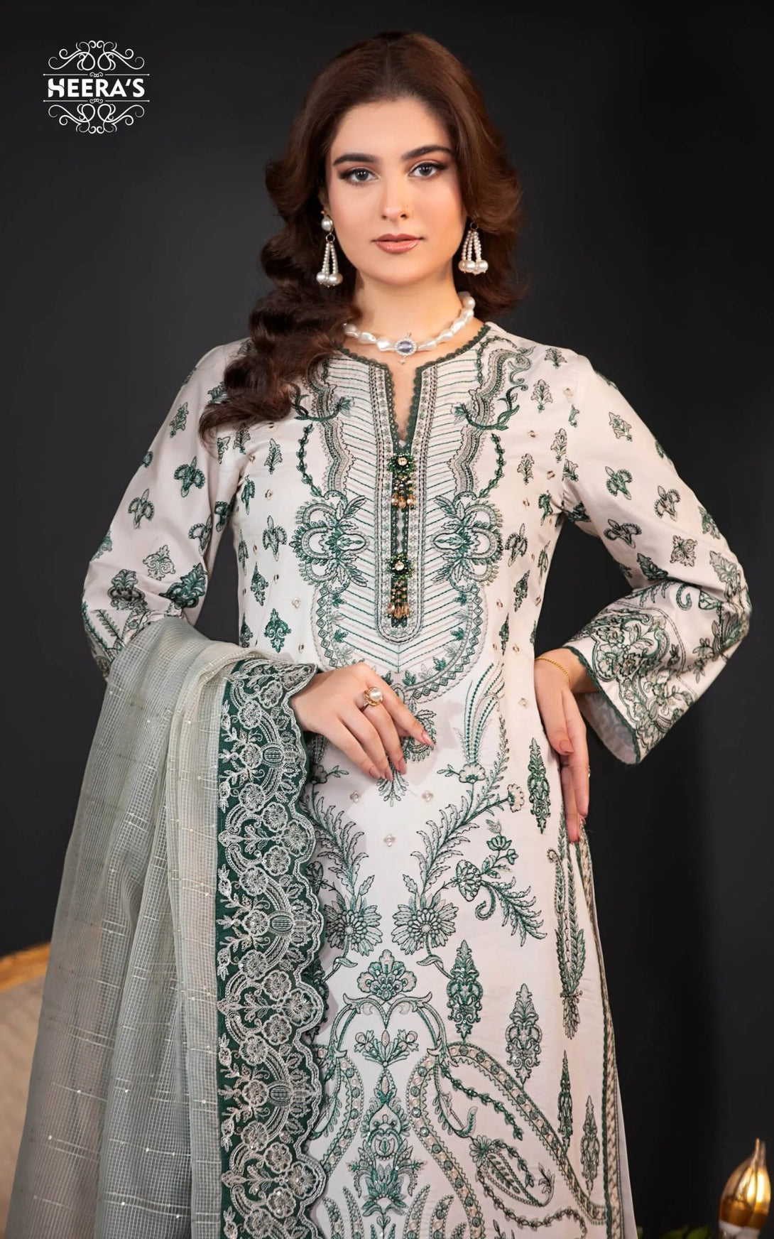 Stitched luxury pret ready-to-wear Dress for women – Heerasofficial