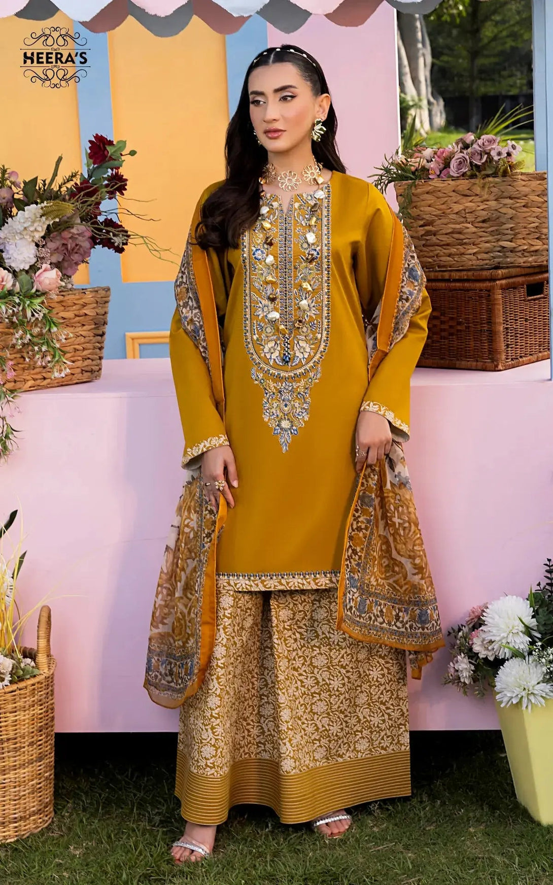 Pakistani dresses collection featuring ready to wear lawn, pret lawn, and luxury pret styles, including embroidered lawn suits, farshi shalwar, and 3 piece suits for ladies. Explore semi formal and formal pret Pakistan outfits, ideal as formal wear for women in Pakistan, summer casual wear for women, and party wear. From ladies’ summer wear to fancy casual wear and summer wear dresses, discover formal dresses for ladies in Pakistan, semi formal Pakistani dresses, and top formal brands in Pakistan
