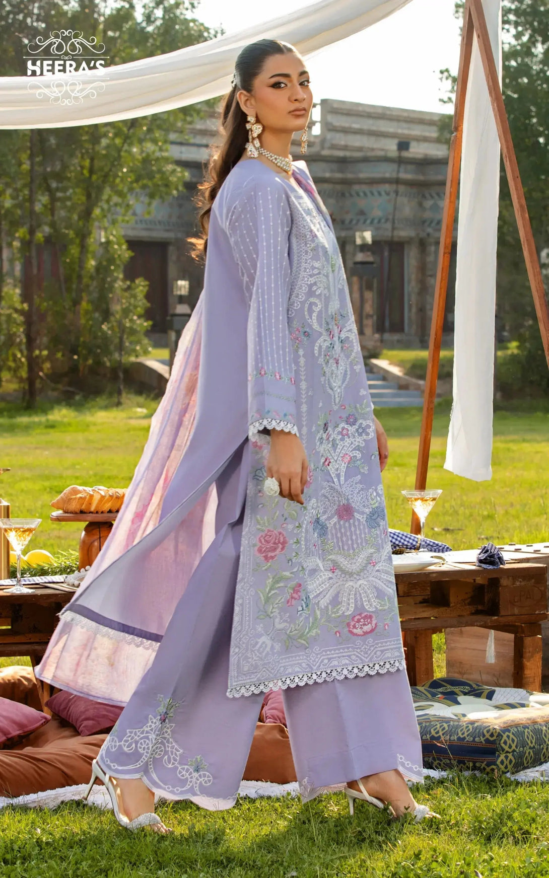 Stitched luxury pret ready-to-wear Dress for women – Heerasofficial