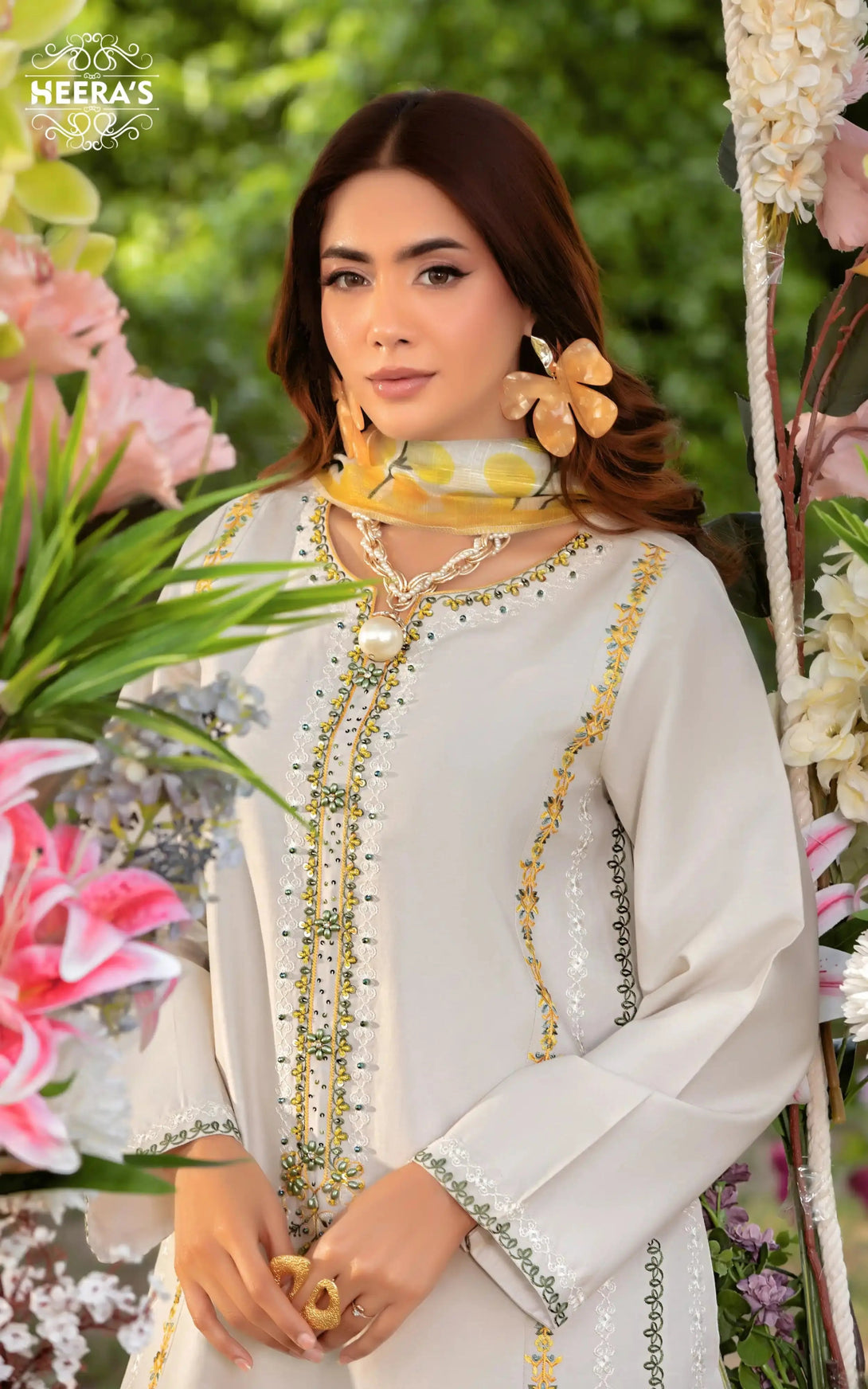 Stitched Farshi Shalwar luxury pret ready-to-wear Dress for women – Heerasofficial

