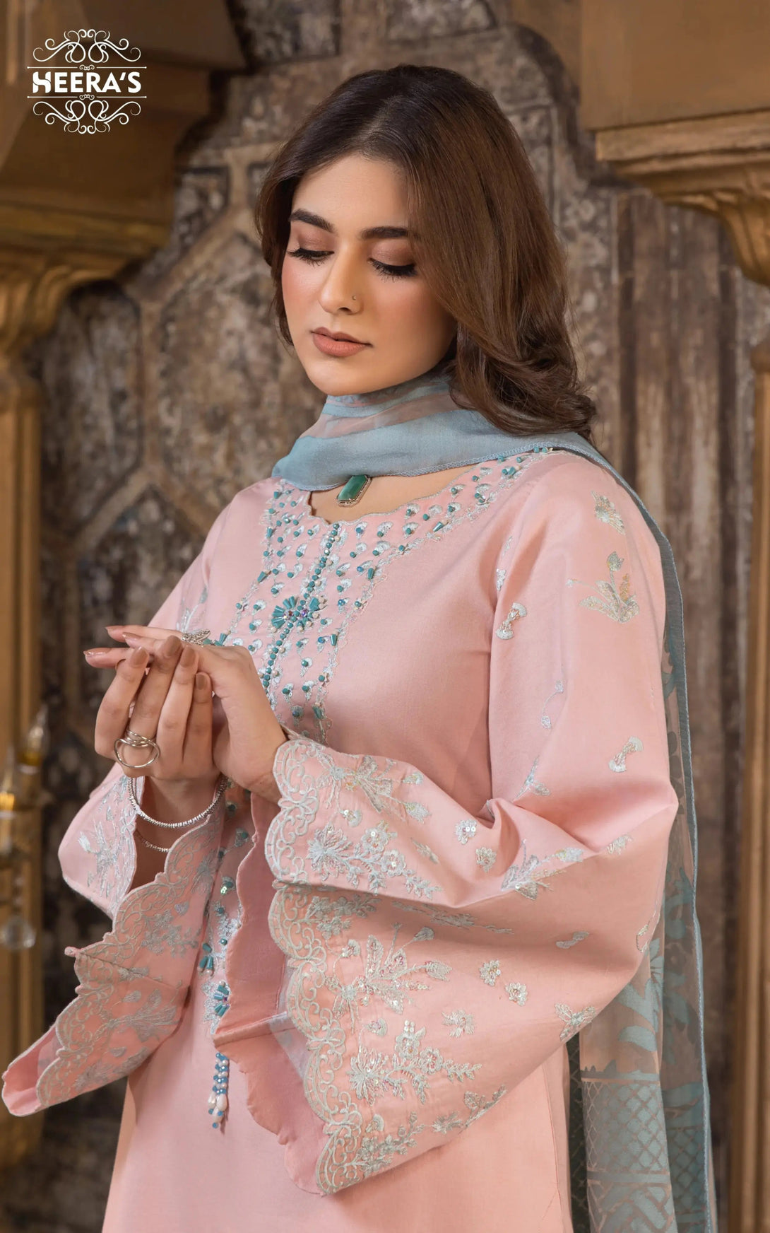 Stitched luxury pret ready-to-wear Dress for women – Heerasofficial