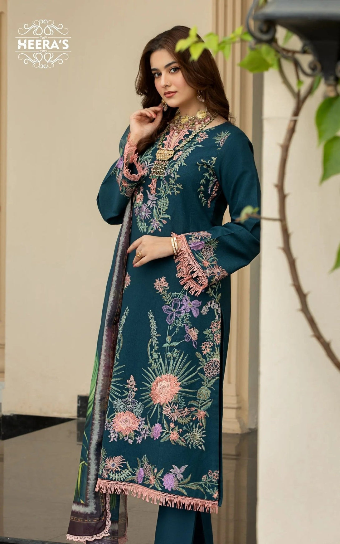 Stitched luxury pret ready-to-wear Dress for women – Heerasofficial