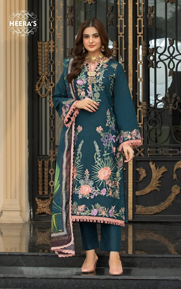 Stitched luxury pret ready-to-wear Dress for women – Heerasofficial