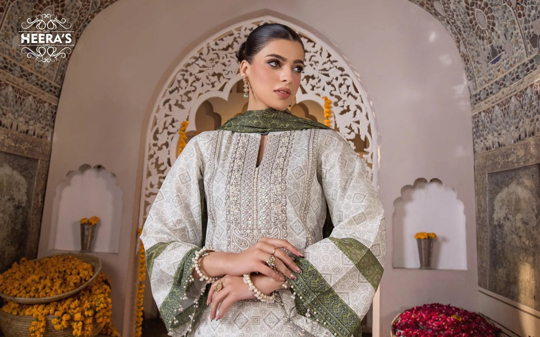 Stitched luxury pret ready-to-wear Dress for women – Heerasofficial