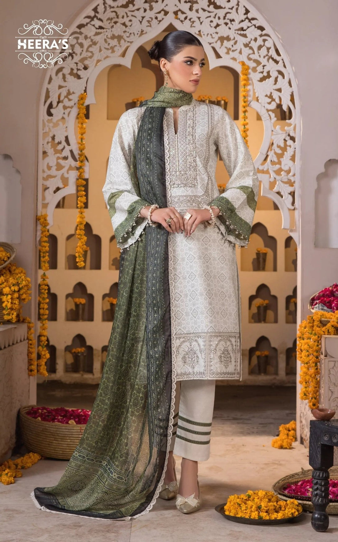 Stitched luxury pret ready-to-wear Dress for women – Heerasofficial