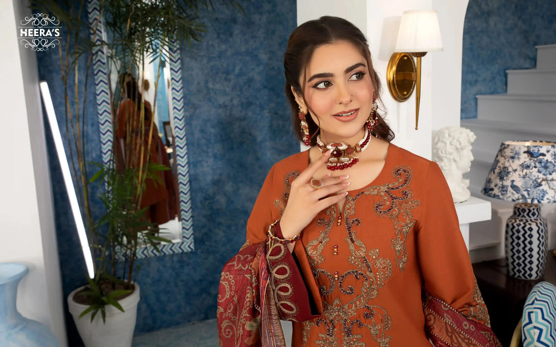 Stitched luxury pret ready-to-wear Dress for women – Heerasofficial