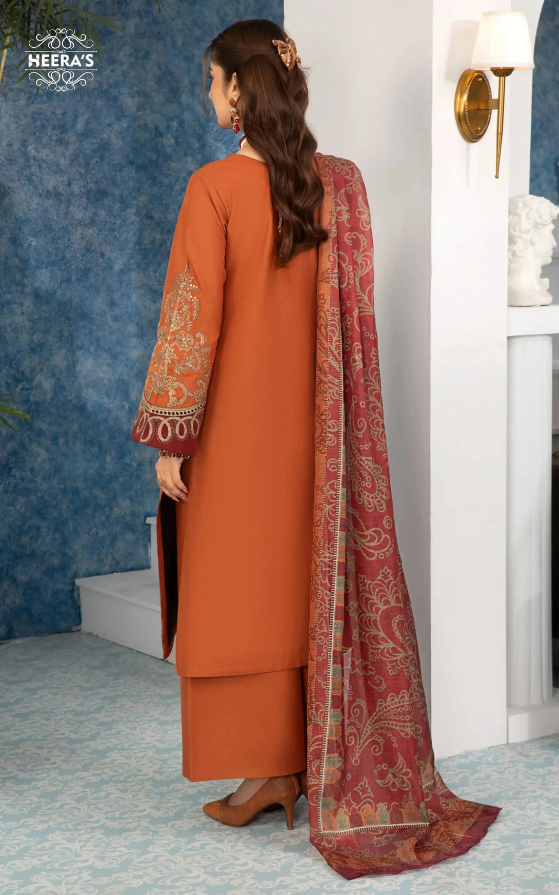Stitched luxury pret ready-to-wear Dress for women – Heerasofficial