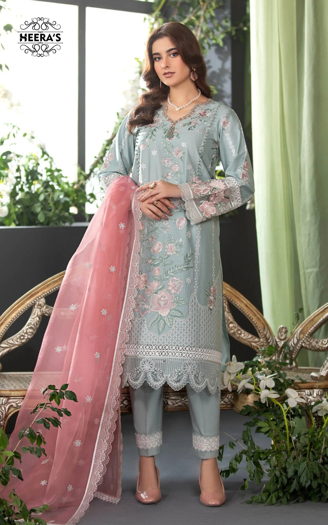 Stitched luxury pret ready-to-wear Dress for women – Heerasofficial