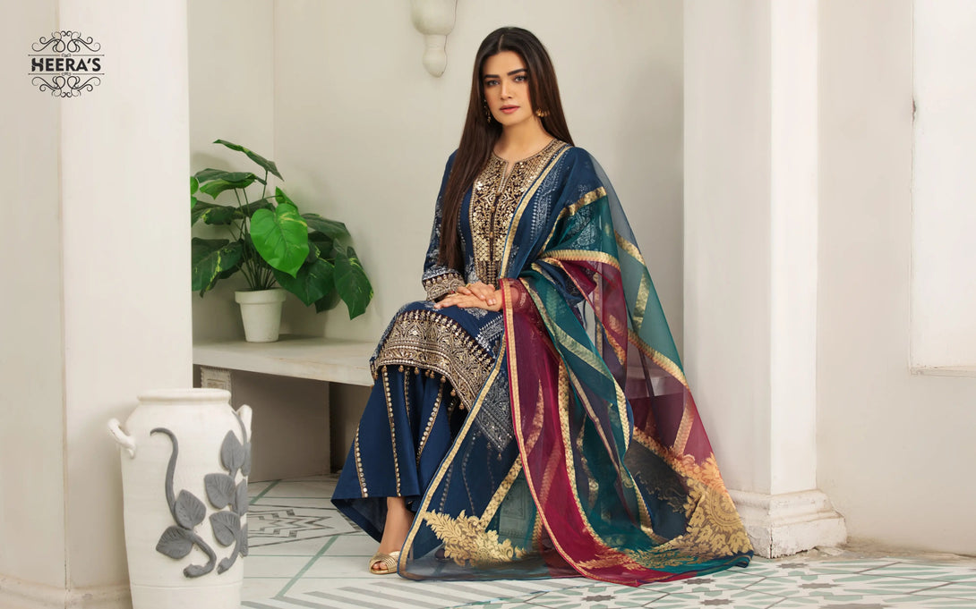 Pakistani dresses collection featuring ready to wear lawn, pret lawn, and luxury pret styles, including embroidered lawn suits, farshi shalwar, and 3 piece suits for ladies. Explore semi formal and formal pret Pakistan outfits, ideal as formal wear for women in Pakistan, summer casual wear for women, and party wear. From ladies’ summer wear to fancy casual wear and summer wear dresses, discover formal dresses for ladies in Pakistan, semi formal Pakistani dresses, and top formal brands in Pakistan
