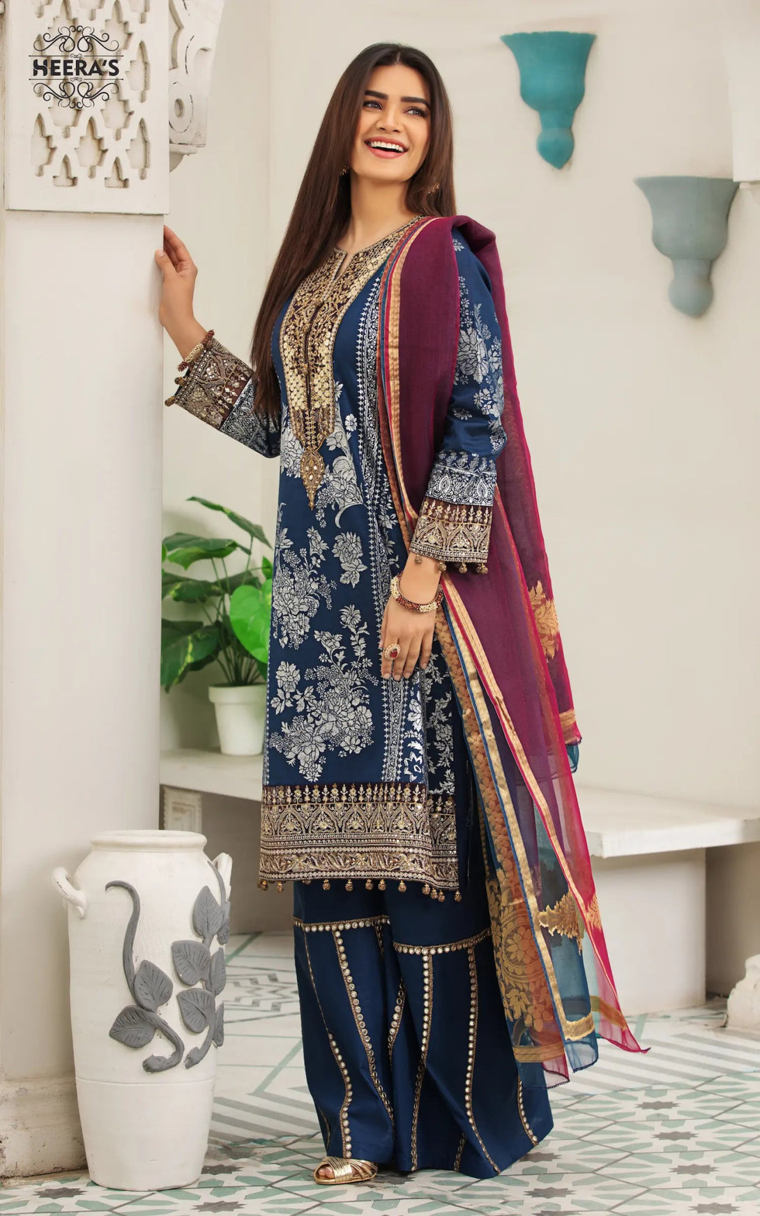 Stitched luxury pret ready-to-wear Dress for women – Heerasofficial