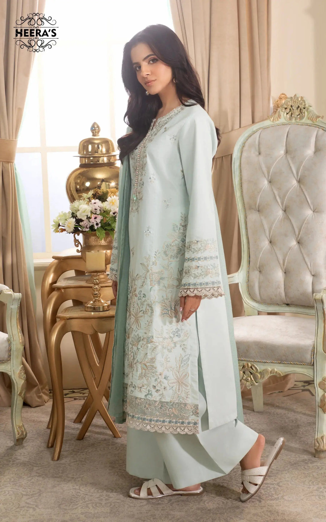 Stitched luxury pret ready-to-wear Dress for women – Heerasofficial