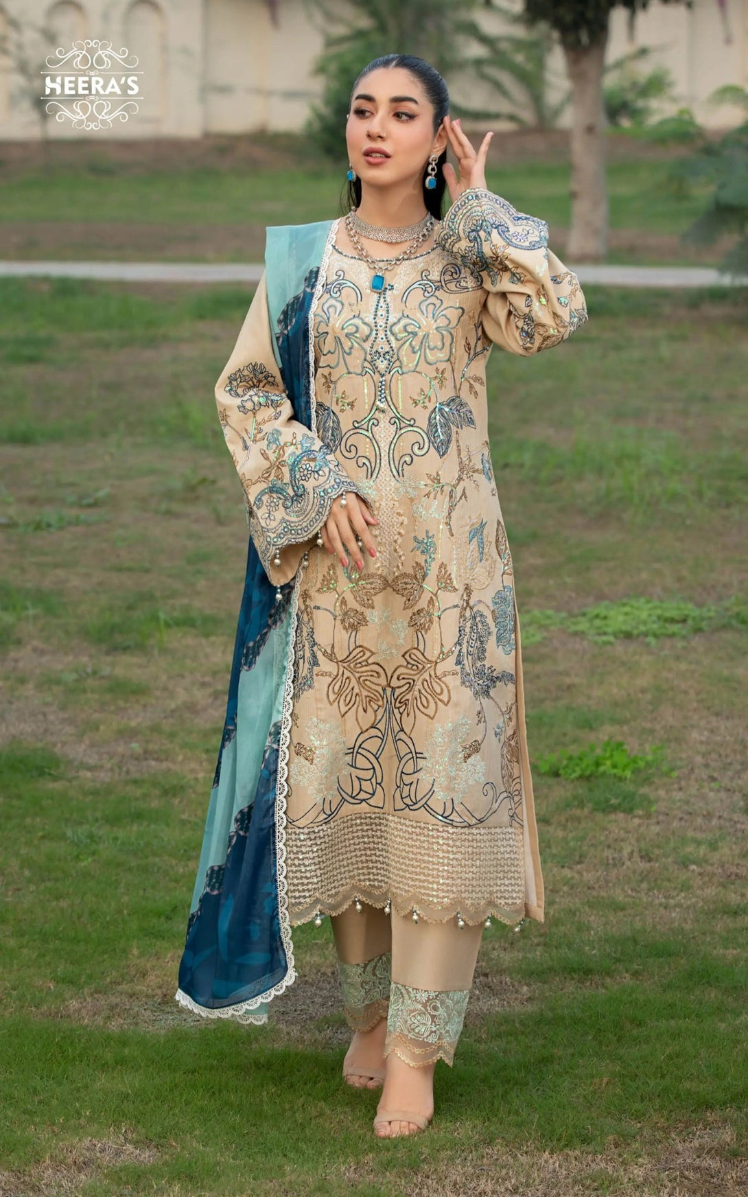 Stitched luxury pret ready-to-wear Dress for women – Heerasofficial
