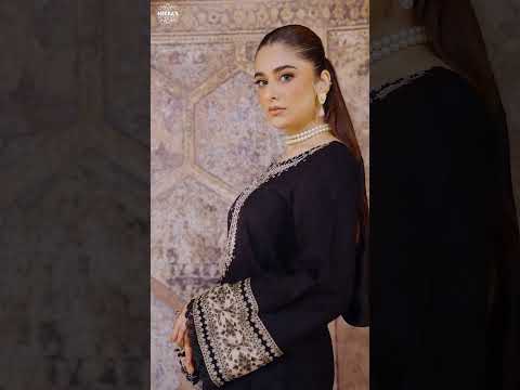 HEERA’S FIORA BLACK– Stitched cambric outfit with embroidery, ready to wear for summer and everyday casual use
