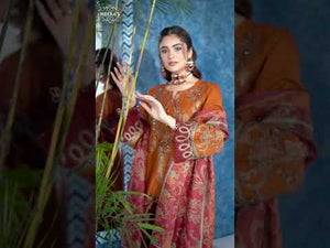 MAROON GOLD RUST  EID