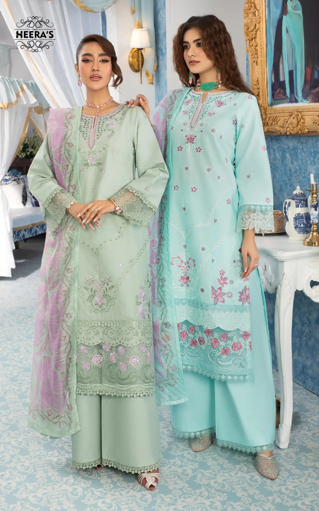Pakistani dresses collection featuring ready to wear lawn, pret lawn, and luxury pret styles, including embroidered lawn suits, farshi shalwar, and 3 piece suits for ladies. Explore semi formal and formal pret Pakistan outfits, ideal as formal wear for women in Pakistan, summer casual wear for women, and party wear. From ladies’ summer wear to fancy casual wear and summer wear dresses, discover formal dresses for ladies in Pakistan, semi formal Pakistani dresses, and top formal brands in Pakistan