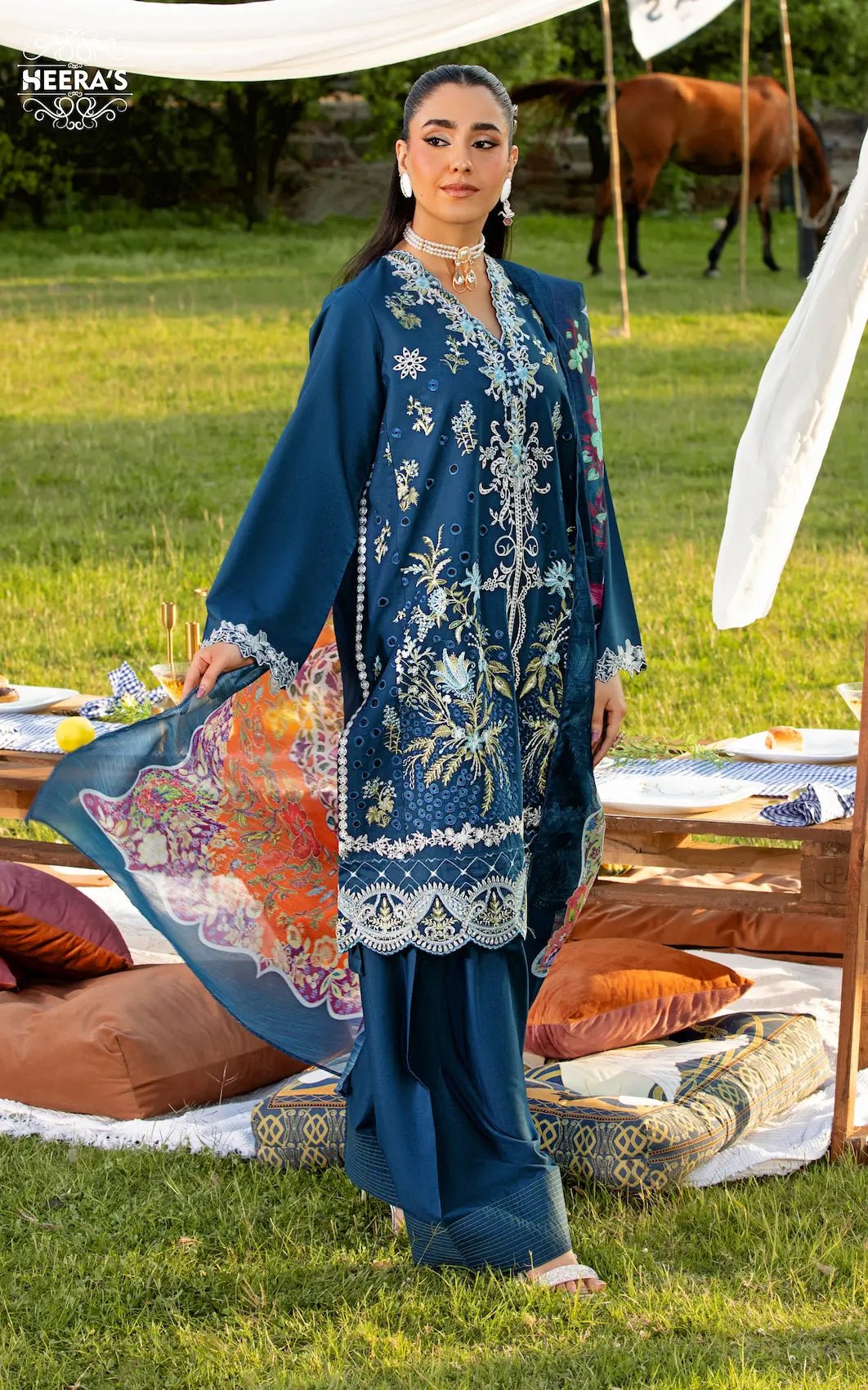 Pakistani dresses collection featuring ready to wear lawn, pret lawn, and luxury pret styles, including embroidered lawn suits, farshi shalwar, and 3 piece suits for ladies. Explore semi formal and formal pret Pakistan outfits, ideal as formal wear for women in Pakistan, summer casual wear for women, and party wear. From ladies’ summer wear to fancy casual wear and summer wear dresses, discover formal dresses for ladies in Pakistan, semi formal Pakistani dresses, and top formal brands in Pakistan 